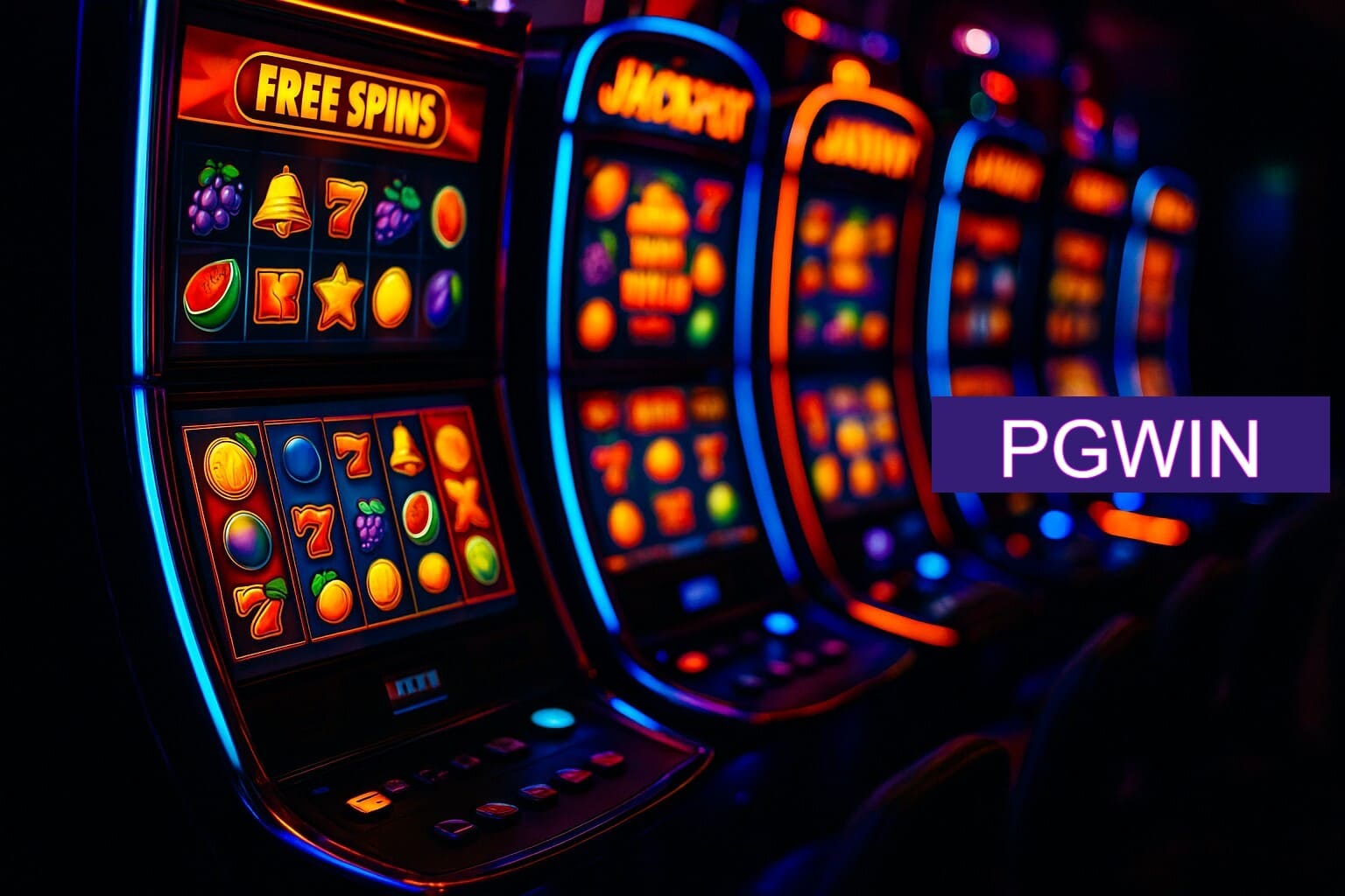 Diversos jogos de caça-níqueis